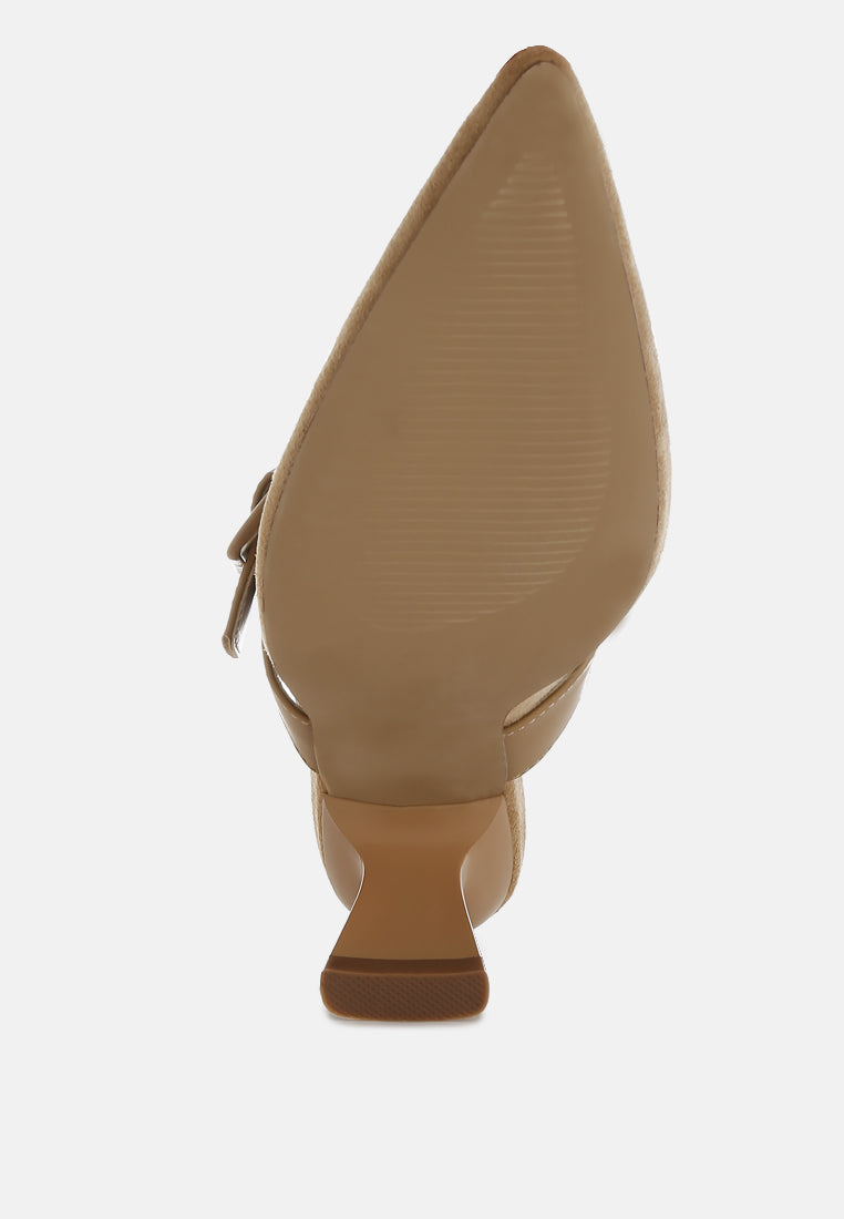 Onagra Microfiber Pointy Slip-On Mules-4