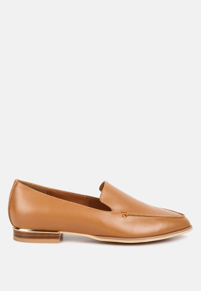 Richelli Metallic Sling Detail Loafers
