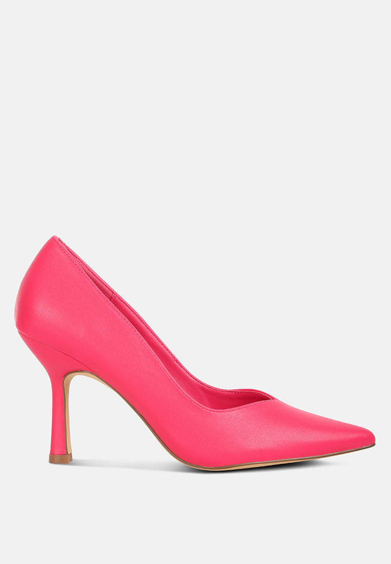 Rarity Point Toe Stiletto Heeled Pumps-5